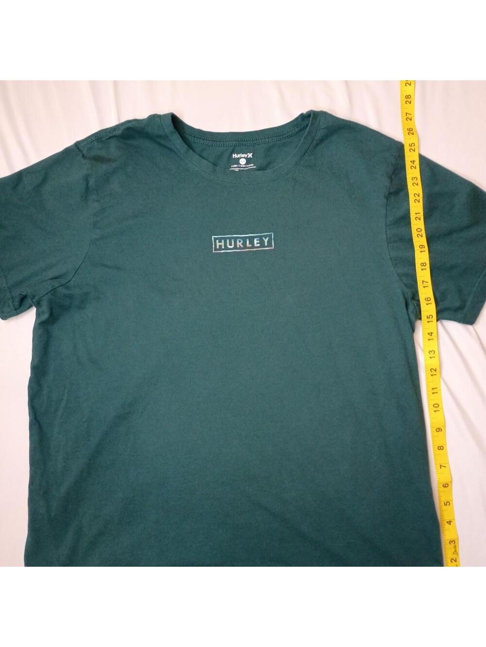 Hurley Men's Green and Blue Tshirt